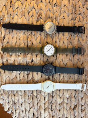 Vintage Swatch Watch Bundle (Set of 4) – Rare 1980s-2010 Collection